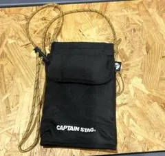 【美品】CAPTAIN STAG ショルダーバッグ ブラックのサムネイル