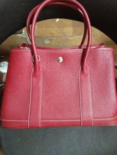 なち様専用です。 赤　牛床革　トートバッグ　未使用品