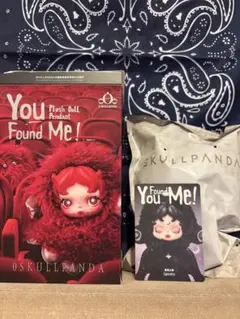 SKULLPANDA You Found Me! ぬいぐるみペンダント