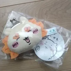 ちいかわミニがま口 ポーチ　シーサーぬいぐるみマスコット