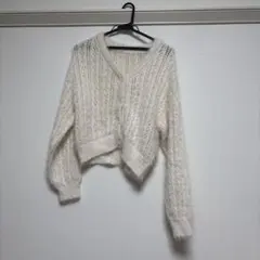 INGNI ホワイト カーディガン