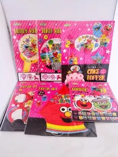 セサミストリート パーティーグッズ 6点セット