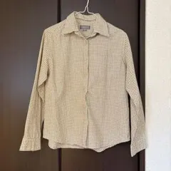 AIGLE チェック柄シャツ M