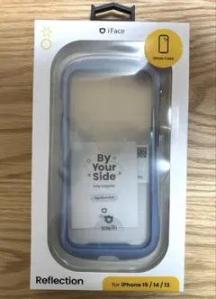 iFace iPhoneケース 15/14/13用 ペールブルー