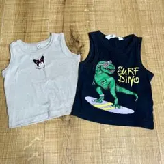 H&M 西松屋　夏服　タンクトップ　2着セット　まとめ売り　80cm