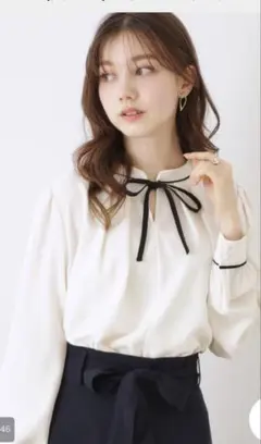 クチュールブローチ♡リボンブラウスS新品のサムネイル