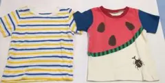 キッズ 半袖Tシャツ 2枚セット 95cmのサムネイル
