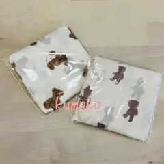 【新品】ジェラートピケ＊ショッピングバッグ 2種＊ベアくま＊エコバッグ