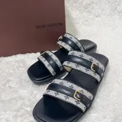 未使用級✨ルイヴィトン サンダル 36.5 モノグラム ミュール 箱付きのサムネイル