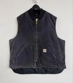 超スペシャル 80s 星タグ ヴィンテージ カーハート ベスト XXL ブラックのサムネイル