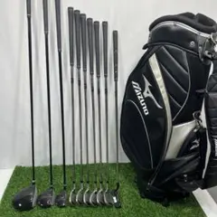 ゴルフクラブセット メンズ 初心者おすすめ フルセット ミズノ キャディバッグ付