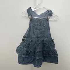babyGap デニム　オーバーオールスカート 80センチ