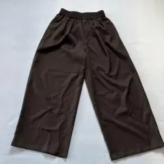 ローリーズファーム　黒系ワイドパンツ ウエストゴム