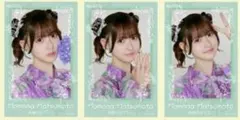 高嶺のなでしこ 松本ももな ミニフォトカード 3枚セット - メルカリ