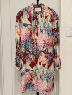 GUCCI 花柄シルクワンピースのサムネイル