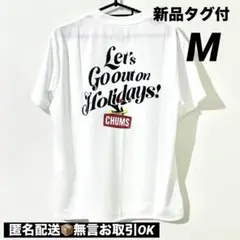 【新品タグ付】CHUMSチャムスバッグプリントWork Out Dry Tシャツのサムネイル