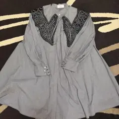 snidel エンブロイダリーカラーミニワンピース