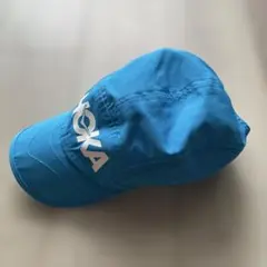 HOKA キャップ ブルー