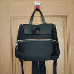 カナナプロジェクト　リュック　ハンドバッグ2way 　ブラック　バックパック