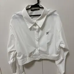 Heather ホワイト 長袖シャツ クロップド丈のサムネイル