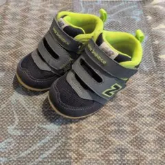 New Balance キッズスニーカー ネイビー/ライム　13cm