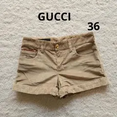 美品 グッチ GUCCI デニム ショートパンツ チェリー 刺繍 黒タグ