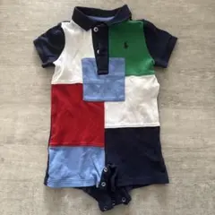Ralph Lauren マルチカラーロンパース 6M