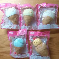 すみっコぐらし 5種セット ユニクロ てのりぬいぐるみ