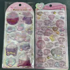 My Melody ウォーターシール&うるちゅるシール　2シートセット