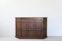 希少！英国アンティークなマホガニー材レジカウンター バーカウンター