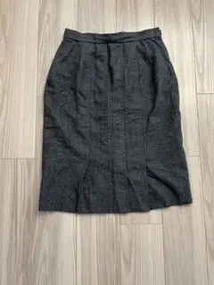 Christian Dior ディオール　タイトスカート　L チャコールグレー