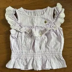 Disney Princess フリル付きTシャツ 80