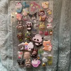 ボンボンドロップシール キティ マシュマロシール あわわちゃん ちいかわサンリオ