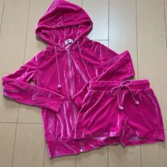 ピンクパーカー　セットアップ