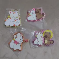 てんこ アクリルキーホルダー4個セット