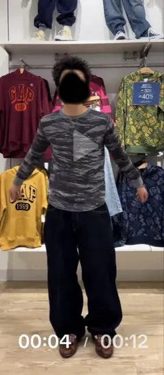 GAP 迷彩ワッフル