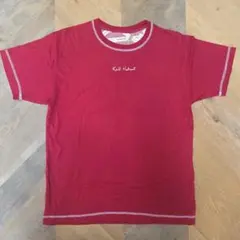 ピンクハウス Karl Helmut 半袖Tシャツ レッド ロゴ刺繍 y09のサムネイル