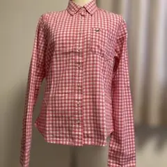 HOLLISTER 長袖シャツ ピンク/ホワイトのサムネイル