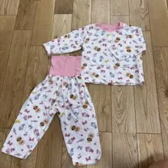 アンパンマン 長袖パジャマ 総柄 腹巻付き