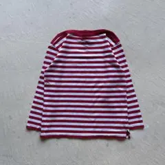 90s agnes b. homme border l/s ボーダー 赤 白 - メルカリ