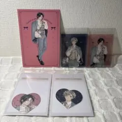 キューピットに落雷 鈴丸みんた BL漫画 アクリルカード 慎吾 蒼 ステッカー