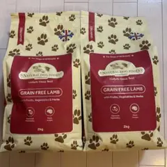 ⭐︎コスメショップ うさぎ様専用 アランズナチュラルドッグフードラム2kg ✖️2袋