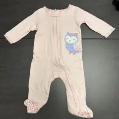 carter's ストライプ フクロウロンパース 6M(60-70cm)