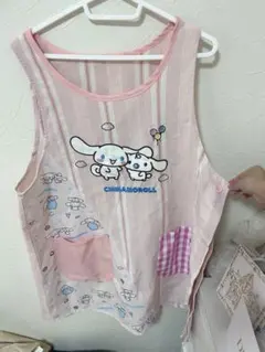 シナモロール エプロン ピンク ストライプのサムネイル