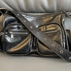 JEANASIS 4ポケットワンショルダーバッグ　ブラックのサムネイル