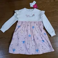 新品タグ付き！ディズニープリンセス！可愛いワンピース！120cm