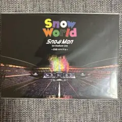 Snow Man 1st Stadium Live Snow World