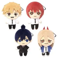 【3点セット❗️デンジ/パワー/マキマ】チェンソーマン ぬいぐるみマスコット