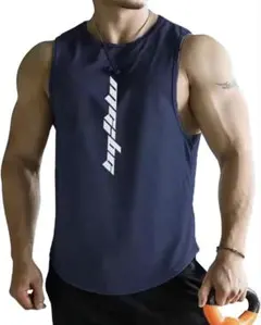 トレーニングウェア⭐️ ネイビー タンクトップ M