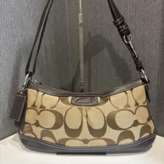 美品】COACH シグネチャーワンショルダーバッグ☆ホーボー.6267.y2k